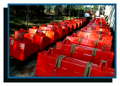 Painted Loader Buckets